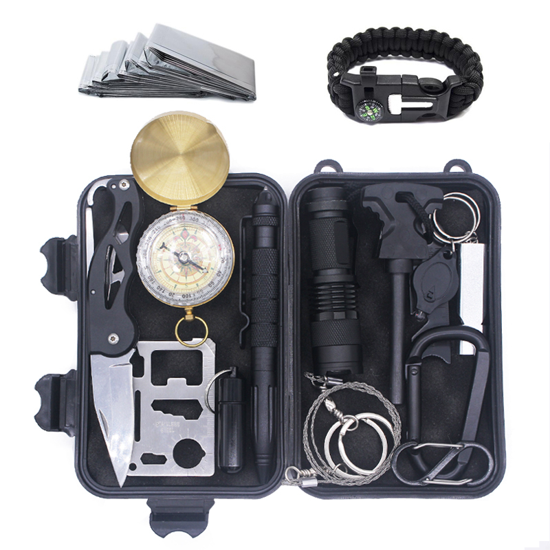 65in1 Überlebensset Survival Kit Notfallset Combat Box Outdoor