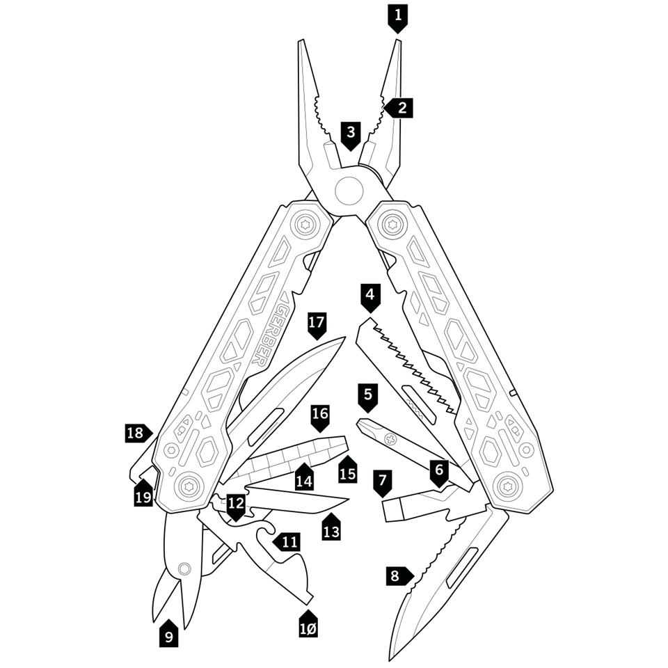 Gerber Truss 17in1 Multi-Tool