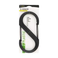 S-Biner Dual Carabiner Plastic - #8 - Black