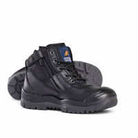 Mongrel Zipsider Boot with Scuff Cap