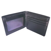 Gloss Black Leather Wallet + (add on's)