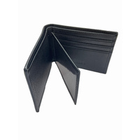 Triple B Imprinted Compact Leather Wallet