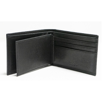 Triple B Imprinted Compact Leather Wallet
