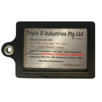 Leather - ID Holder W' Eyelet