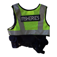 Yellow Hi Vis Mesh - Reflective - Adjustable Over Top 