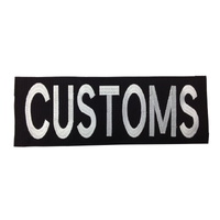 260 x 100mm Embroidered Labels