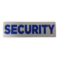 Reflective "SECURITY" Self Adhesive Label [Small]