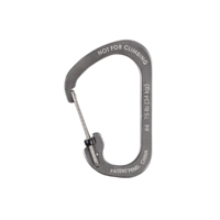 Carabiner Slidelock #4 Alum [charcoal]